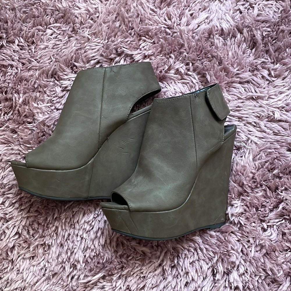 Wedge Ankle Booties